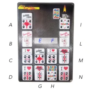 ACCENDINO METALLO 4 MORI