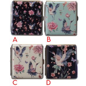 PORTASIGARETTE METALLO OLD FLOWER