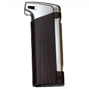 FARO ACCENDINO PER PIPA METALLO SATIN/WOOD