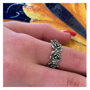 Anello Rose completo in Argento 925 - AN.099