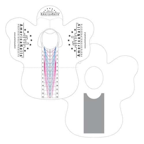 Nail Form con Retro in Alluminio AmericaNails 300pz - immagine 4