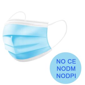 MASCHERINA GENERICA MONOUSO 3 STRATI (X50)