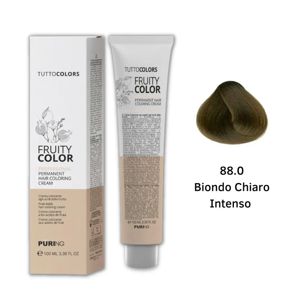 Puring – Fruity Color Tintura 88.0 Biondo chiaro intenso - immagine 2